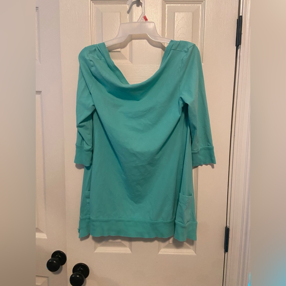 Turquoise cardigan - Picture 2 of 3